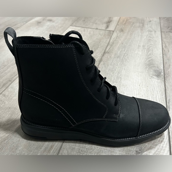 BRAND NEW Cole Haan Grand Atlantic Boots size 13 in Black - Picture 2 of 5